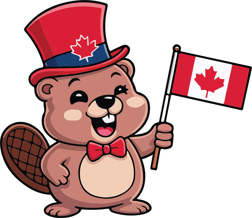 Canadian Beaver Decal
